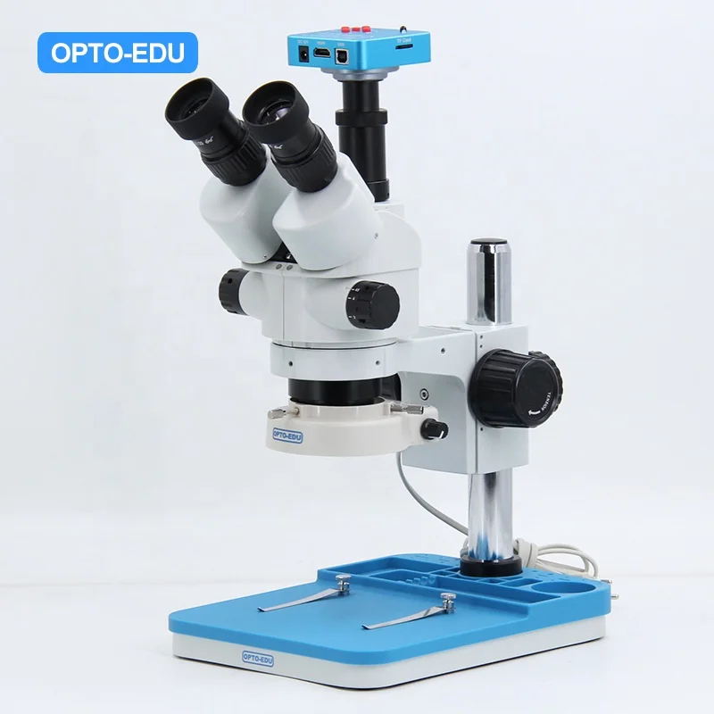 OPTO-EDU A23.3645N-R1H1 7X~45X Zoom Stereo Microscope For Mobile Phone Repair