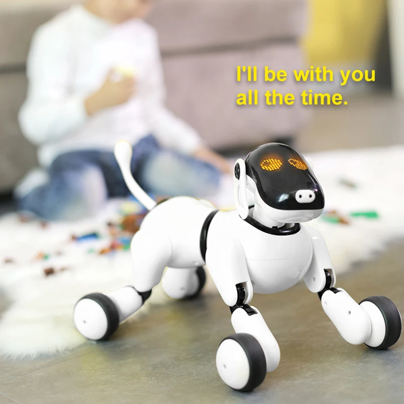 Smart AI Robot Dog Voice Control Puppy Go Touch Interactive toys for Boys Educational Funny Gift Motion Dance Songs Music Speak