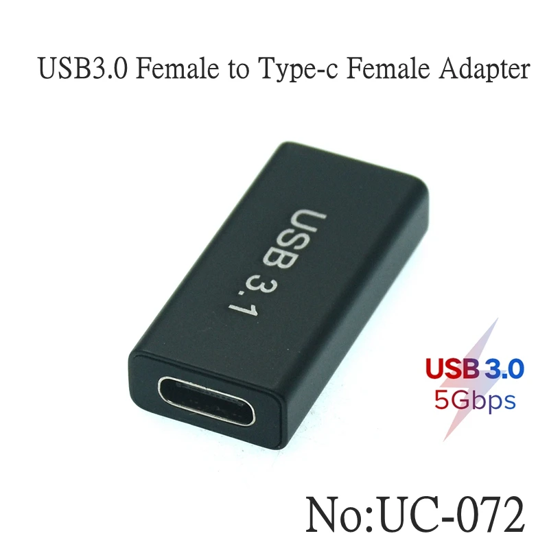 1pcs Type C Adapter Female to USB3.0 Female Converter Portable USB-C Charge Adapter Type-C Extension Cable for Phone Tablet