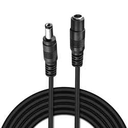 Cable de extensión macho y hembra, 12V CC, Cable de extensión de alimentación, 5,5x2,1mm, 3M, 5M, 10M, conexión para tira LED, Wifi, CCTV, AHD, PTZ, cámara