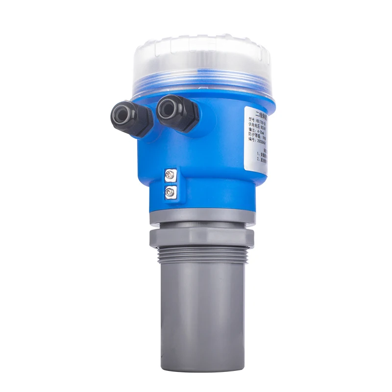 Trasmettitore di livello ad ultrasuoni senza contatto Portata 5 m 10 m 4-20 mA Contatore dell'acqua per liquidi RS485 Vendita in fabbrica