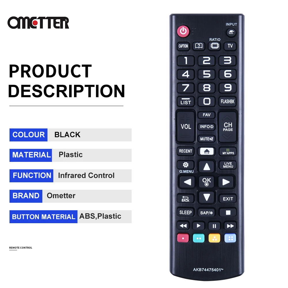 Adatto per telecomando LG TV AKB74475401 AKB73975701 AKB75055701 AKB73975702 AGF76631042 AGF76631042 AGF76631042