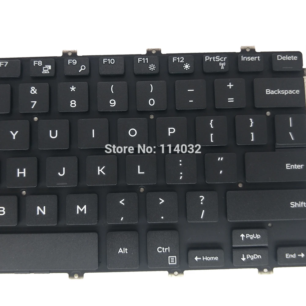 Backlit keyboard for Dell Inspiron 14 5480 5481 5482 5485 5488 UK US English Laptop parts black Replacement keyboards New