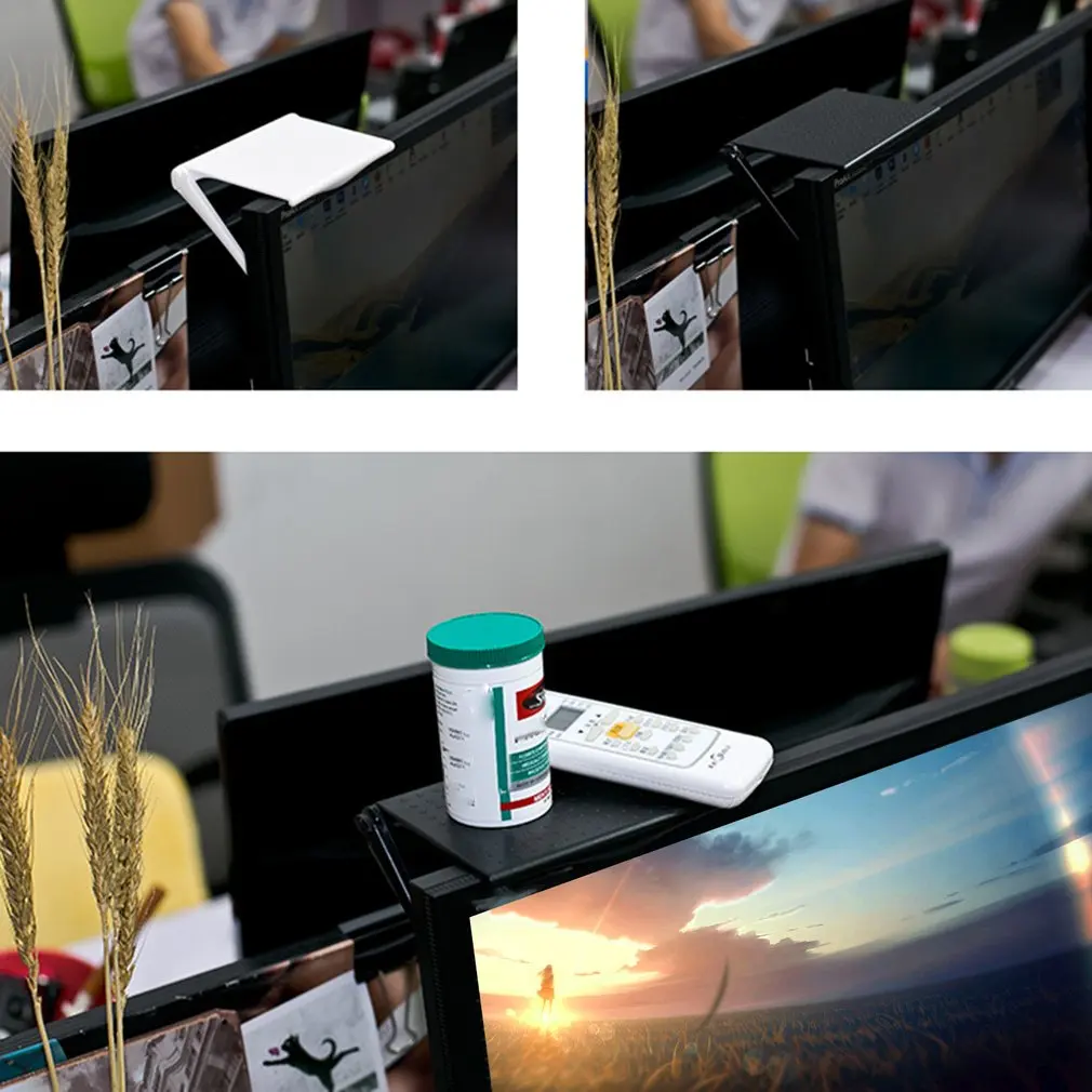 Screen Top Plank Display Plank Computer Monitor Riser Desktop Stand Tv Rack Opslag Bureau Multifunctionele Opbergrek Abs