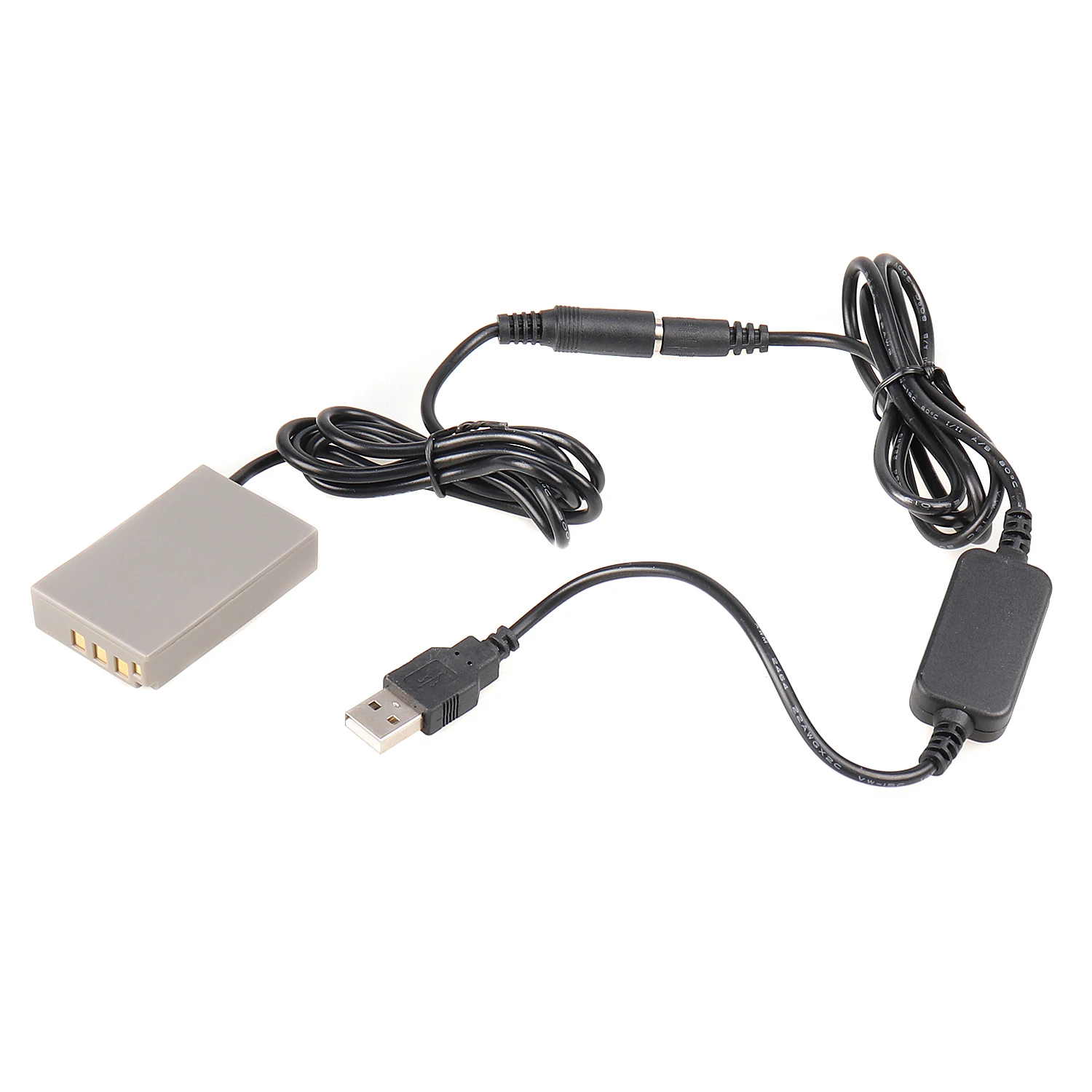 BLS5 Dummy Battery Adapter DC Coupler USB Cable for Olympus EPL8 EPL7 3/2 EPM2 EP3/2/EM10