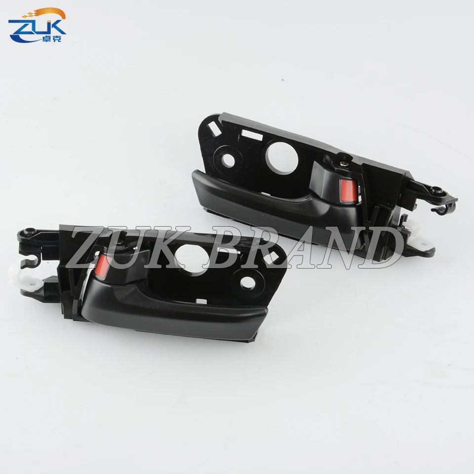 ZUK 4PCS Black Chroming Silver Car Inner Interior Door Handle For HONDA CITY 2009-2014 GM2 GM3 OEM:72160-TM4-H01 72120-TM4-H01