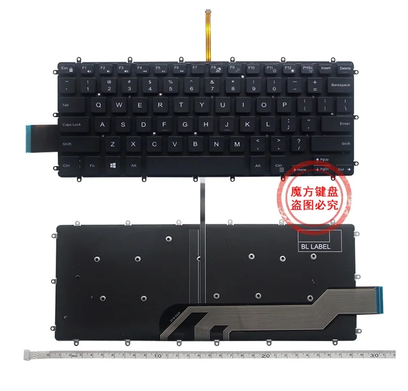 New laptop US Keyboard Backlit for Dell Inspiron 14 Gaming 7466 7467 14-7000 14-7466 7460 7378 13 5368 5378 7368