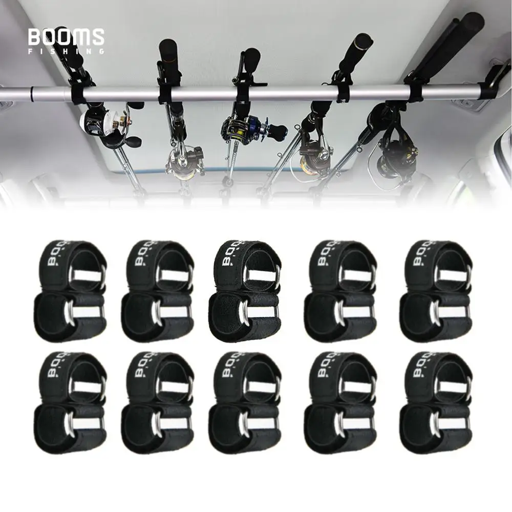 Booms Fishing RB2 Car Organizer Rod Holder Belt for Vehicle Clothes Bar DIY Rod Carrier