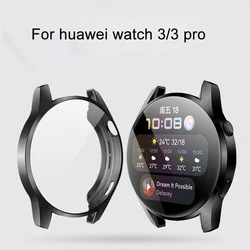 Fashion TPU Full Screen Protector Cover Case For huawei watch3 46mm /3 pro Smart Watch Bumper Shell Cases for Watch 3 Pro 48mm