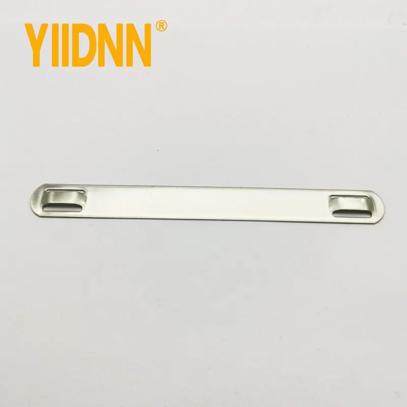 100pcs 316 Stainless Steel Cable Marker Plate with Self-Lock Cable Tie 9.5*89mm