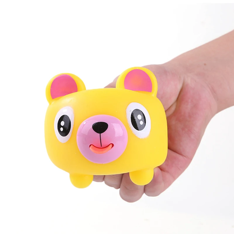 Cute Animal Squeeze Toys Tongue Screaming Toy Sticking Out Stress Reliever Toy PVC Vocal Talking Animal Soft ABS Stress Reliver