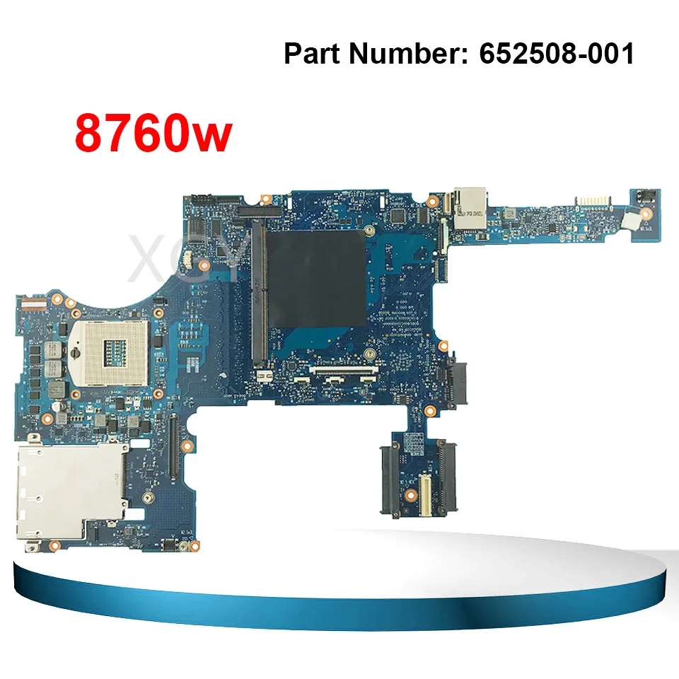 Placa base para ordenador portátil HP EliteBook, 8760W, QM67 DDR3, con ranura para tarjeta gráfica completamente probada, 652508-001