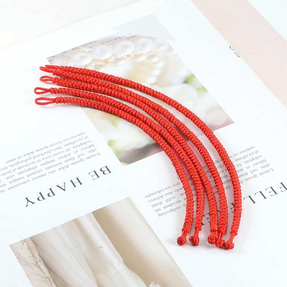Handmade Red String Rope Bracelet Tibetan Buddhist Braided  Thread Bracelet For Women Men Lucky Charm Jewelry Couple Lovers Gift