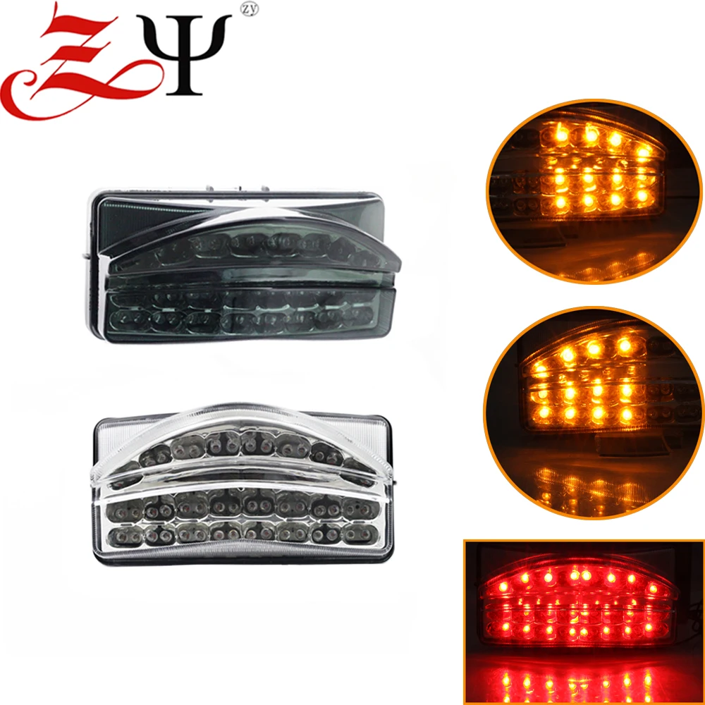 

For Honda CBR600 F4i 2001-2008 LED Rear Tail Brake Lights Turn Signals Indicator Integrated Lamps