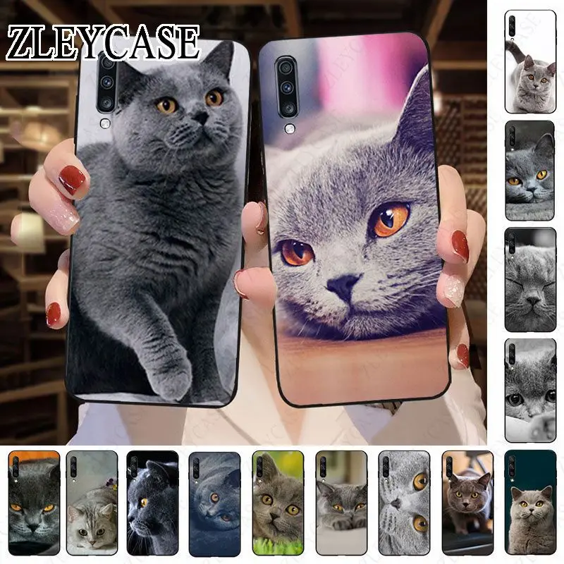 british shorthair cat Phone Cover For Samsung Galaxy A12 A13 A14 A20S A21S A22 A23 A32 A50 A51 A52 A53 A70 A71 A73 5G Cases