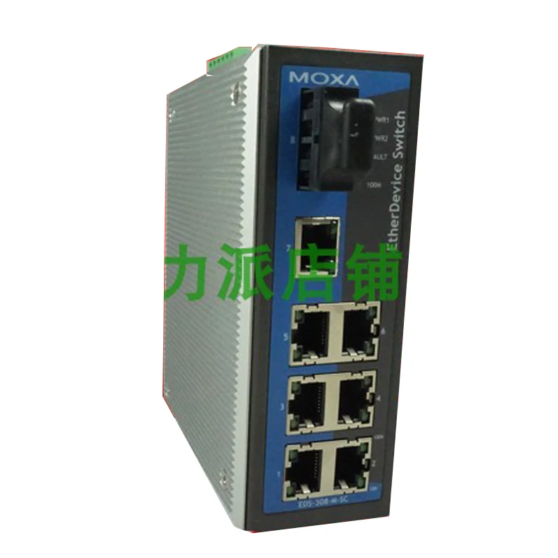 

New Original Spot Photo For MOXA EDS-308-M-SC-T Wide Temperature Smart Plug And Play Industrial Ethernet Switch