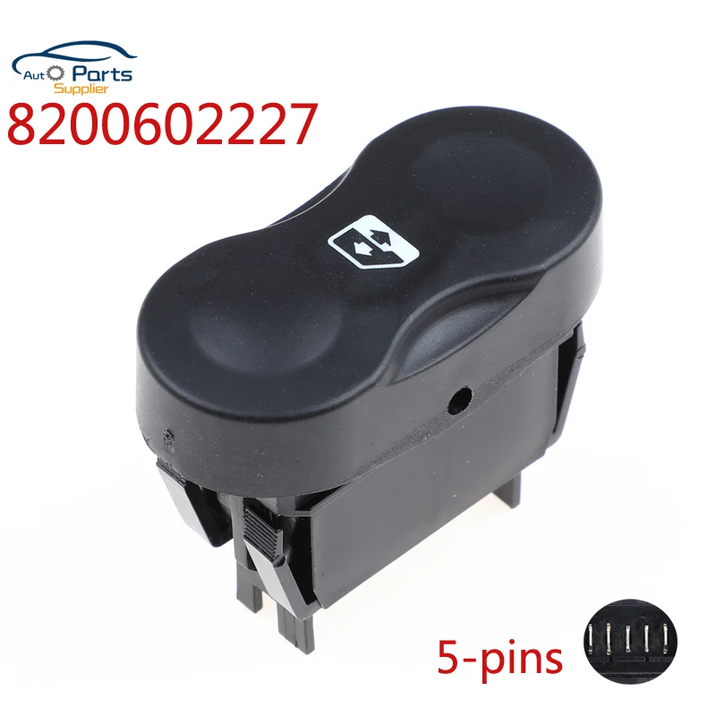 New Front Electric Window Switch For Dacia Duster Sandero 8200602227 5-pins car accessories