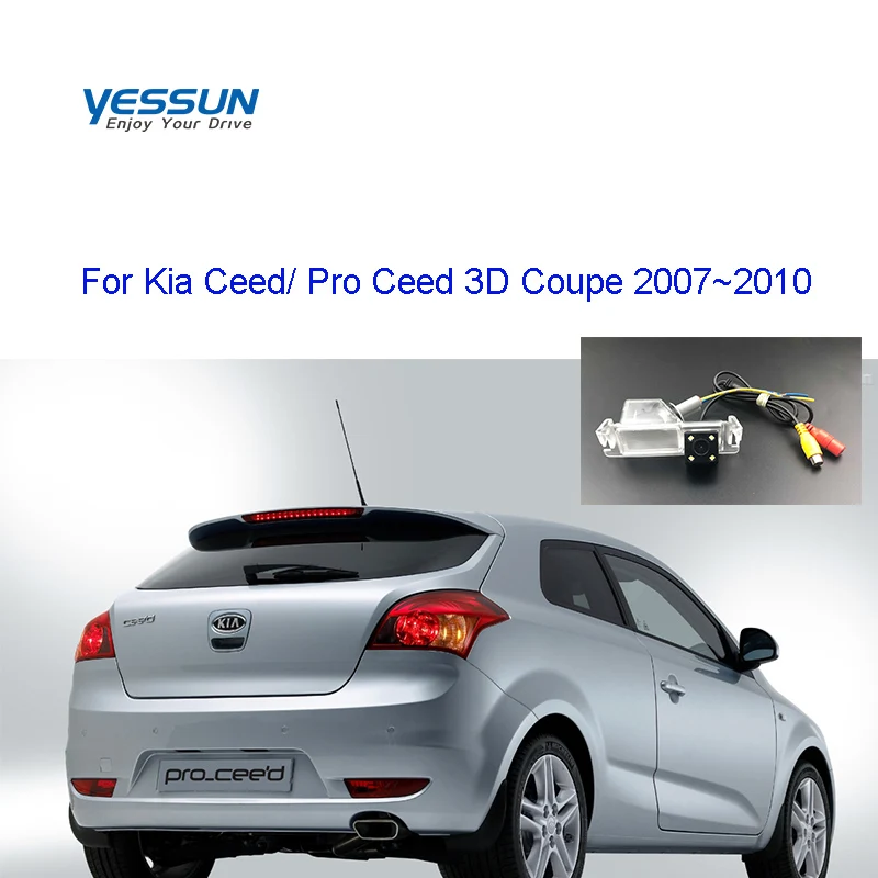 

Yessun Car rear Camera For Kia Ceed Pro Ceed 3D Coupe 2007~2010 CCD night view license plate backup camera/car rear parking