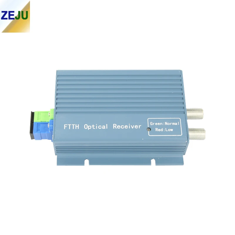 Imagem -02 - Ftth Catv Receptor Óptico de Alto Nível de Fibra Óptica Conversor Wdm sc Apc Conector Duplex Mini Modo com Saída rf Polegada 10 Peças