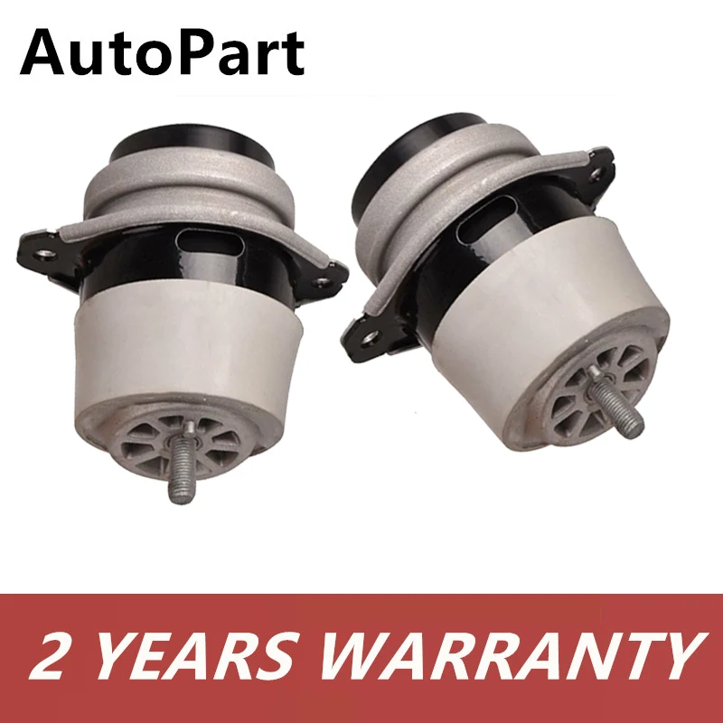 2PCS 3.0 Diesel 3.6 6 Cylinder Left + Right Engine Motor Mount Mounts Set For Audi Q7 A8 For VW Touareg 7L8199131A 7L8199131