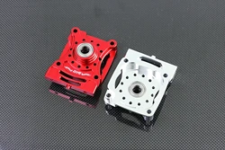 GTBracing Integration DBXL Clutch Bell Carrier for RC Car 1/5 LOSI Desert Buggy XL (Silver / Red)