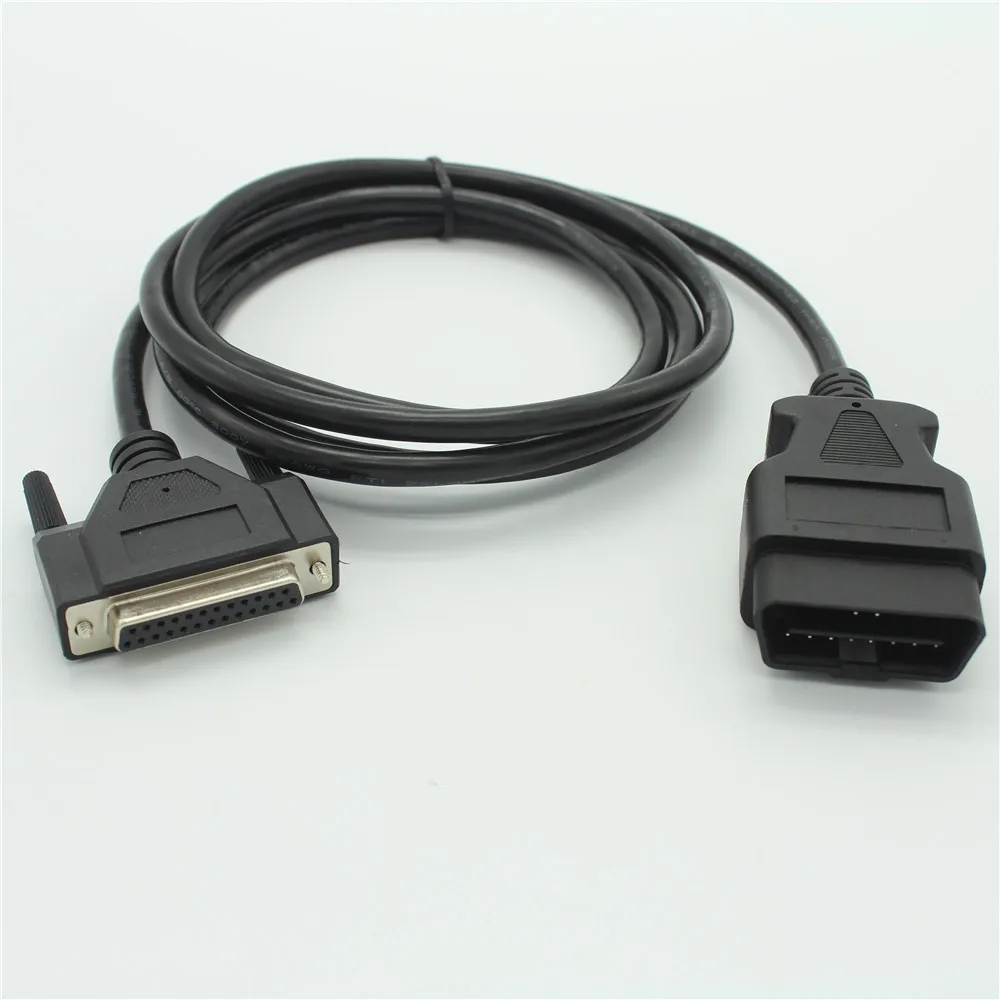 Acheheng Car Diagnostic tool car interface OBDII 16 PIN cable OBD2 16PIN TO 25pin Connector main testing cable