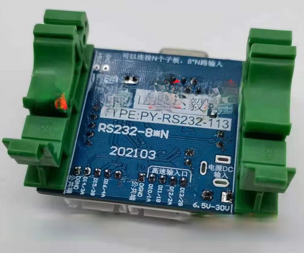 4 gruppi di ingresso fase AB, 1AB è ingresso fase AB ad alta velocità, interfaccia RS232 Max 64 Input