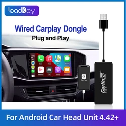 LoadKey & Carlinkit Smart link Car Play Android Auto Dongle USB Dongle for Retrofit Android host Mini Box Mirror Map Music IOS14