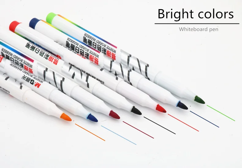 8 Colors Low-Odor Dry Erase Markers, Whiteboard Erasable Marker Pens Set, Ultra Fine Tip, Assorted Colors, 8-Count