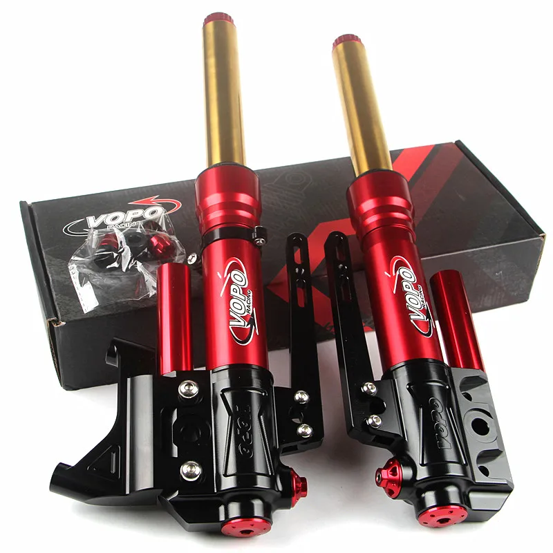 

Motorcycle Front Shock Absorbers Front Fork Suspension Adjustable 33mm-385mm For Yamaha Bws Cygnus Niu Ebike Scooter Modify