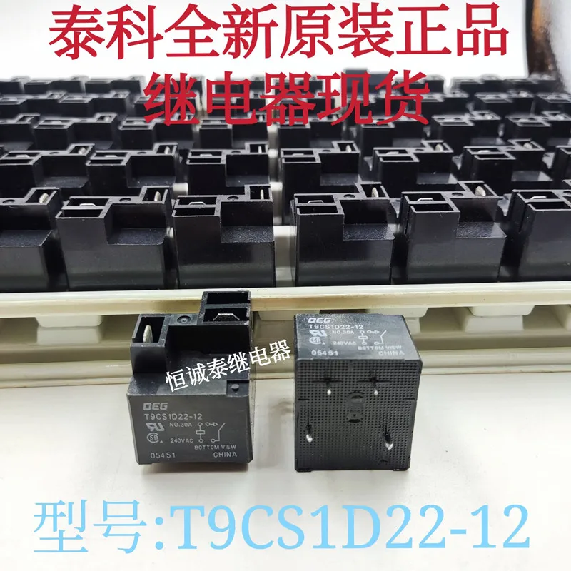 New original T9CS1D22-12 authentic 12VDC 12V 30A relay 4 pin