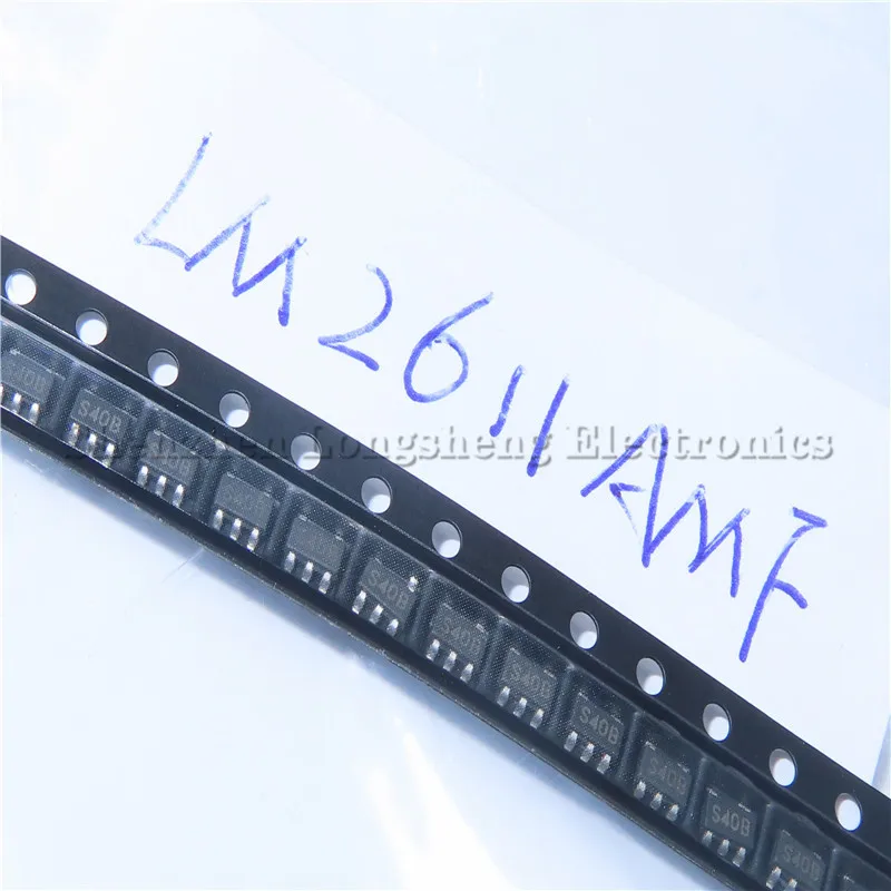 

50PCS/LOT LM2611AMF LM2611 LM2611AMFX SOT-23-5 Silk Screen: S40A Switching Regulator Chip