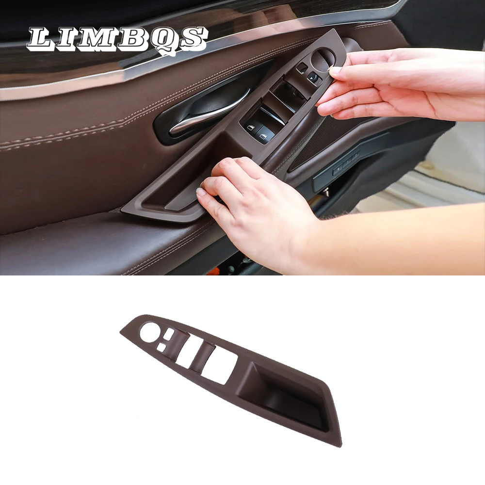 Car master driving door handle for bmw f10 f11 design LHD left hand drive door panel trim sticker non-destructive installation