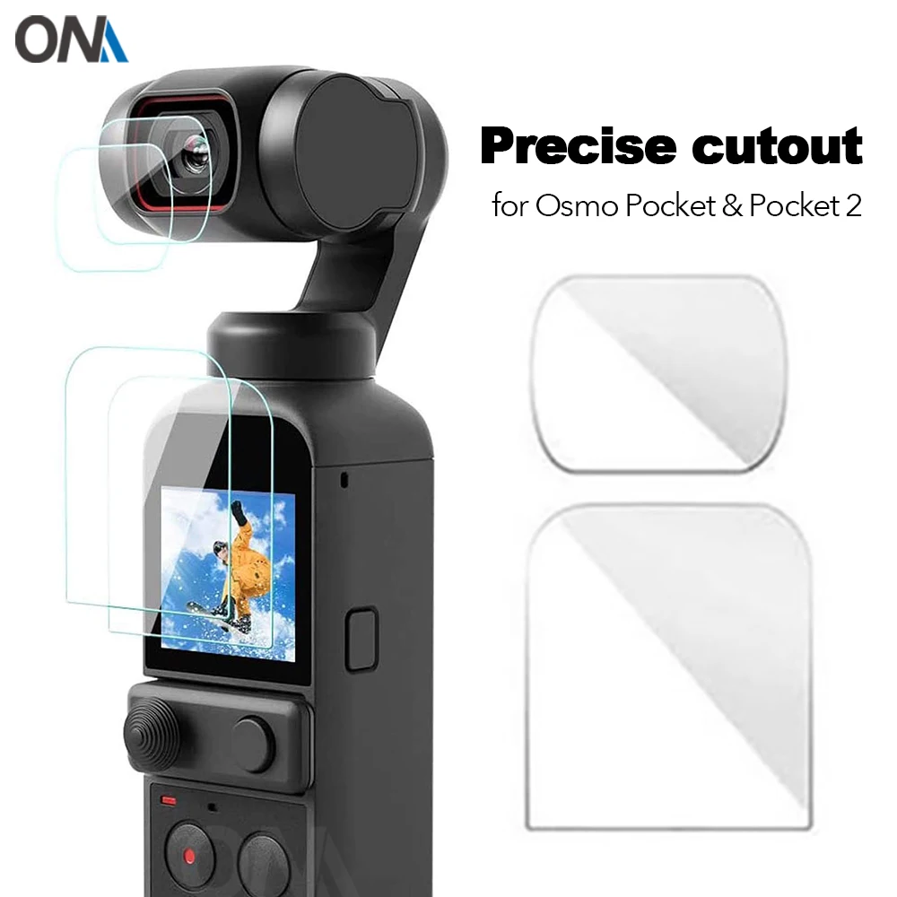 Per DJI Osmo Pocket 1 e 2 accessori per la protezione dello schermo pellicola protettiva per lenti copertura cardanica per DJI Osmo Pocket 2 Action