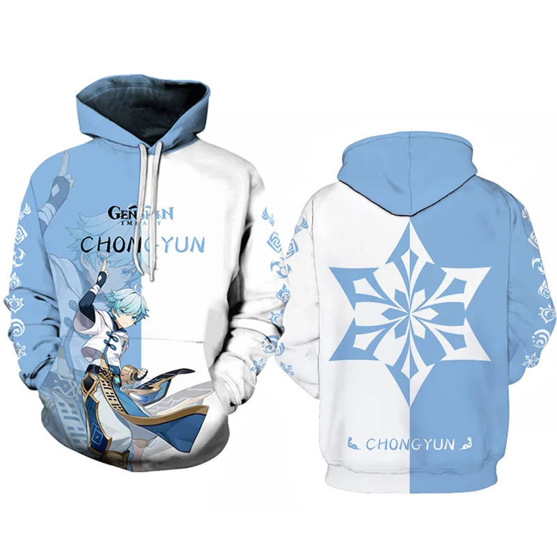 Game Genshin Impact Xiao Anime Fashion 3d Print Men Women Long Sleeve Hoodie Slim Boy Girl Cosplay Oversized Hoodie Sweatshirt