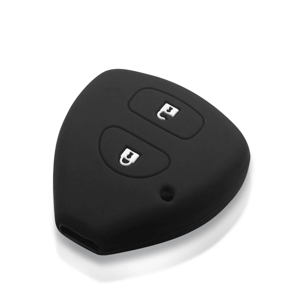 KEYYOU For Toyota YARIS AURIS Sienna Remote Key Protector Cover 2005 2006 2007 2008 2009 2010 Silicone Key Case