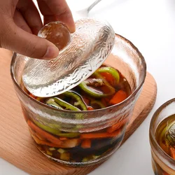 Thicken Transparent Glass Pickle Jar Korea Pickled Bottle Cabbage Storage Kimchi Pot Container Household Storage Jars