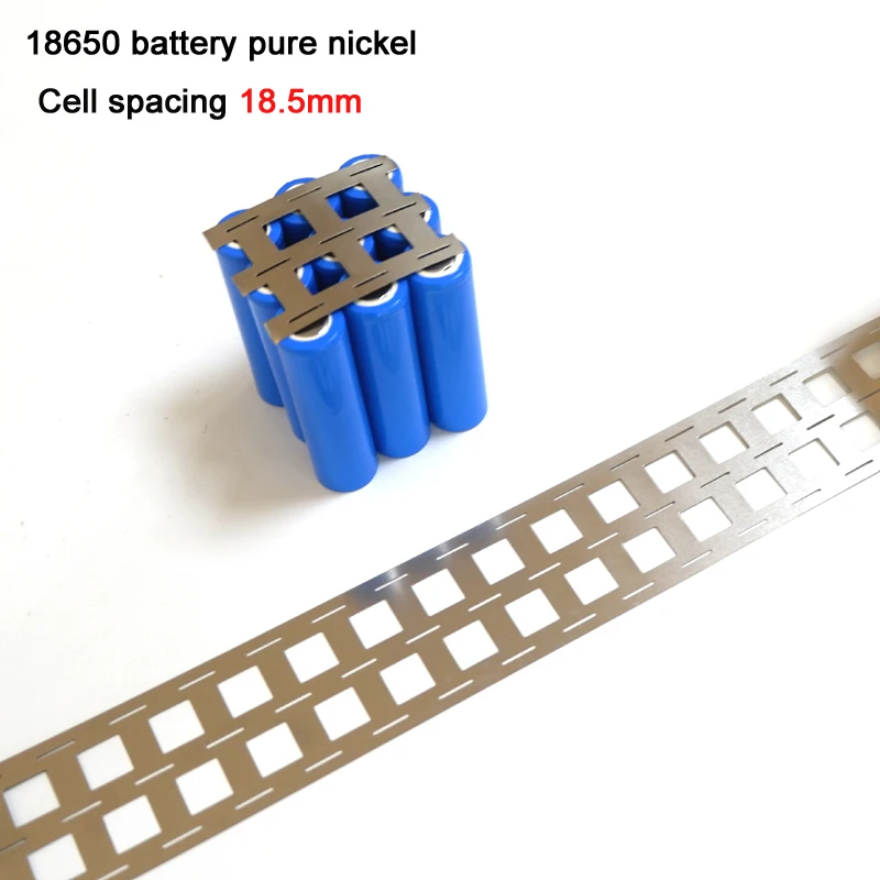 Barra pura do ônibus do níquel da bateria de lítio 3P, comprimento 5 medidores de espessura 0.15mm, 18650 células que espaçam 18.5mm, nenhum suporte