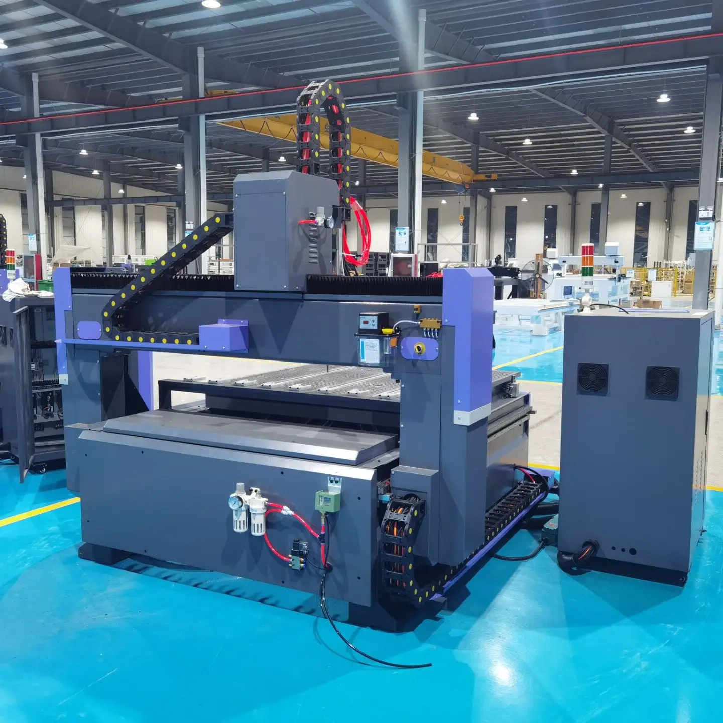 Enrutador CNC con bomba de succión de mesa al vacío para publicidad, enrutador CNC de 4x4 pies, 1220x1220x150mm, 1212, 1313