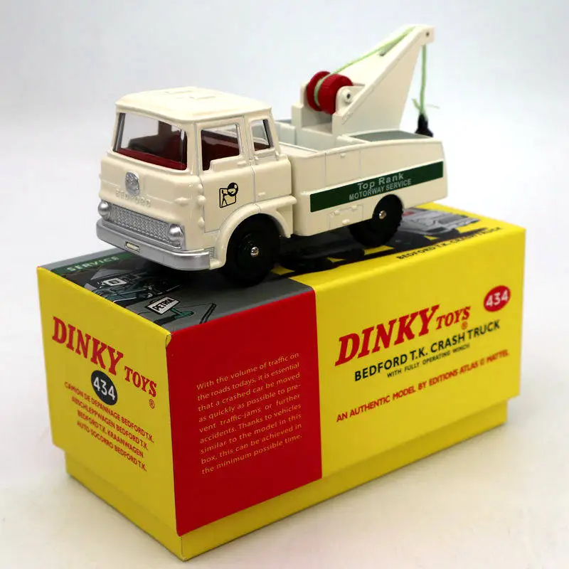 Atlas Dinky toys 434 Bedford TK Crash Truck With Fully Operating Winch Diecast Models Limited Edition Collection