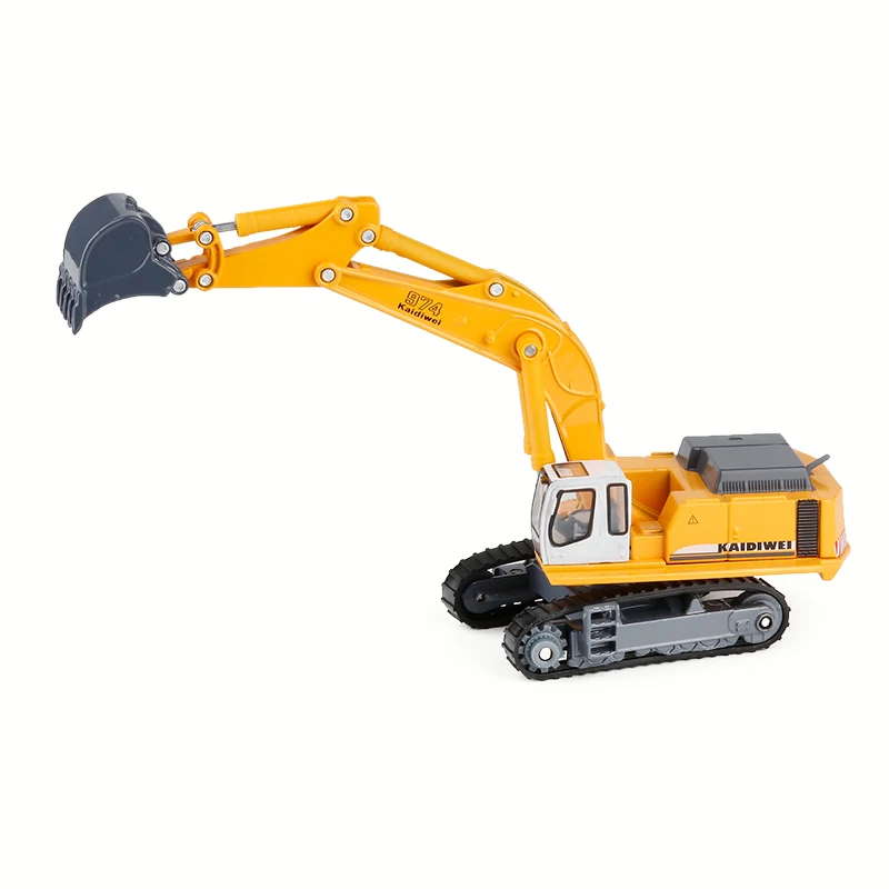 6 styles of excavator truck bulldozer roller mixer alloy model,die-cast metal truck,children\'s toy gift,free shipping