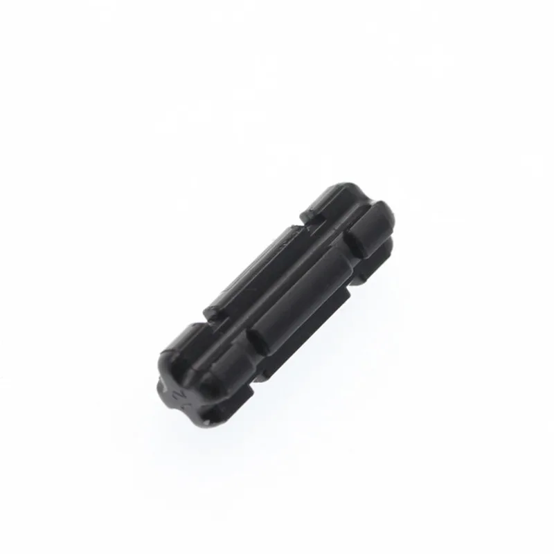 100Pcs/lot High-Tech PARTS 32062 Axle 2 Notched Red & Black Colors 1X2 MOC Blocks Bricks Assemble Particles DIY Set Toys