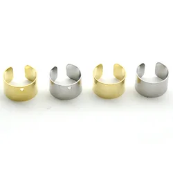 20PCS Stainless Steel Cuff Earrings Clips, Clip On Earrings For Women Earring Findings Diy Jewelry Making Accessories Materials
