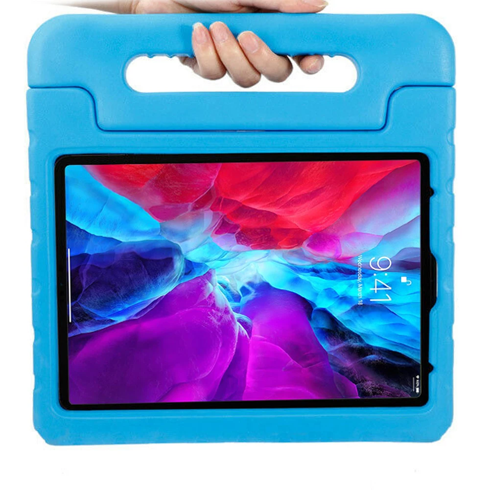 

For iPad Pro 12.9 2020 Case A2229 Safe EVA Shockproof Children Protective Kickstand Tablet Cover for iPad Pro 12.9 2020 A2378