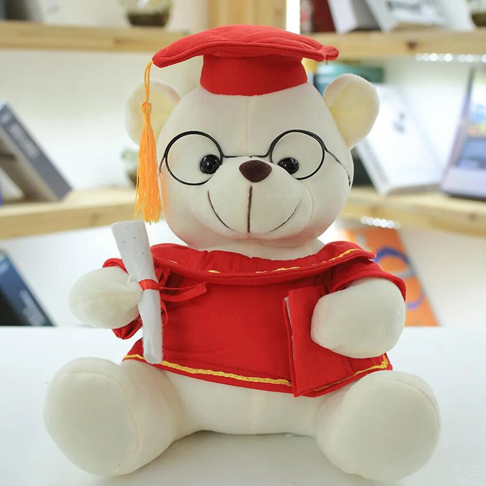 

Dr. Bear Graduation Commemorative Birthday Christmas Gift Children Stuffed Plush Toy