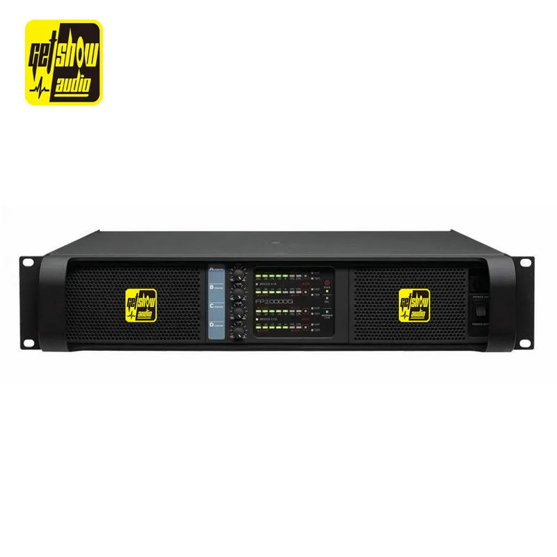 High quality FP10000Q 2500 Watt 4 Channel Power Amplifier Line Array Sound System Audio Professional Disco Dj Power Amplifier
