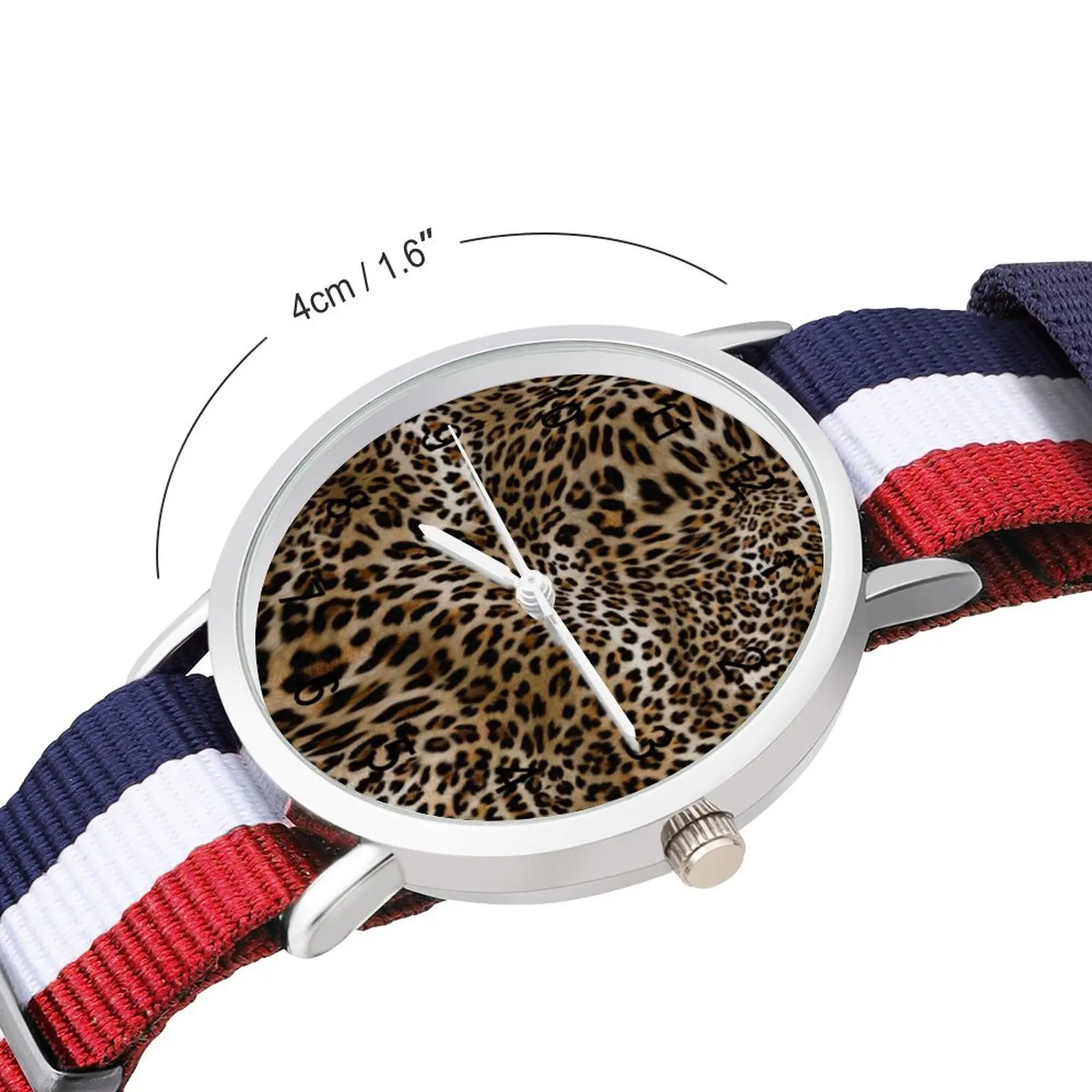 Reloj de cuarzo con diseño de leopardo para niños, cronógrafo de pulsera con foto al aire libre, creativo, venta al por mayor