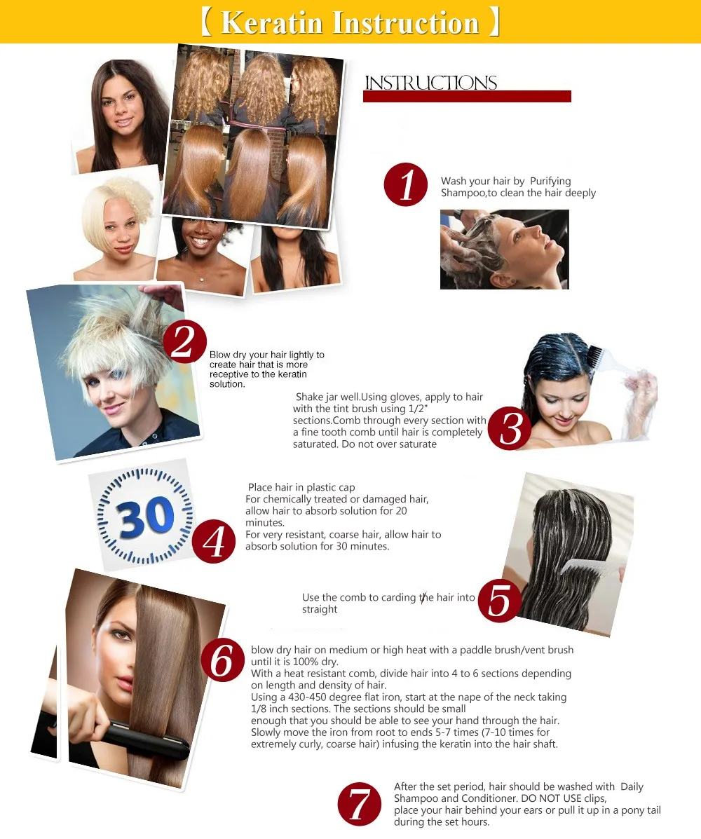 Brazil 300ml Keratin 12% Formalin Hair Treatment For Damaged Curly Hair+100ml Purifying+Free GIft