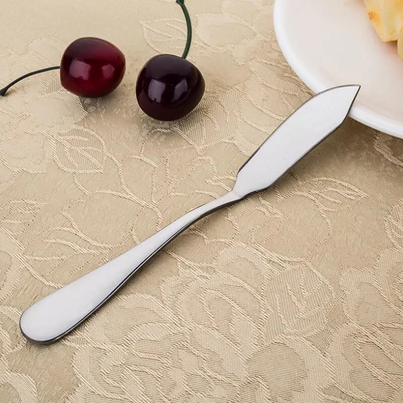 

Stainless steel Utensil Cutlery Butter Knife Cheese Dessert Jam Spreader Breakfast Tool LX8274