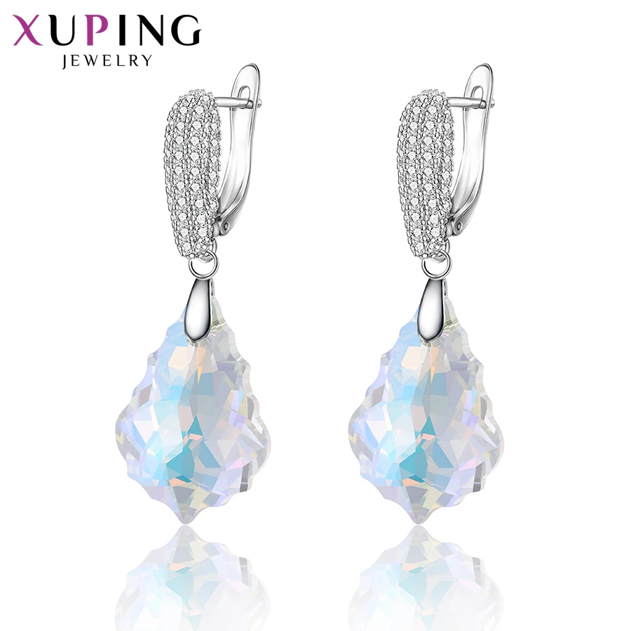 Xuping Jewelry Fashion Trendy Crystal Drop Earring for Girls Women Birthday Day Gift 20492